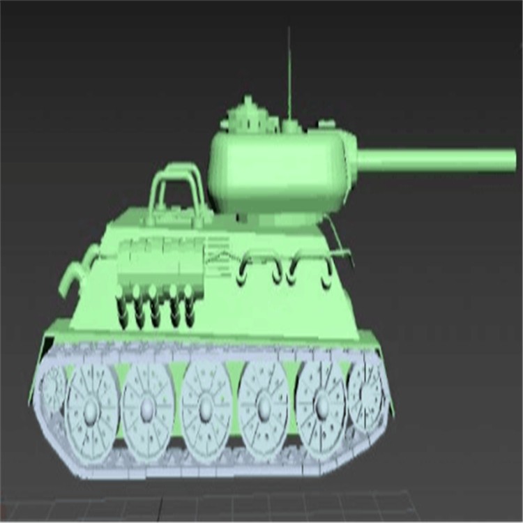 吉木乃充气军用坦克模型